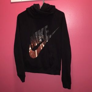black Nike hoodie
